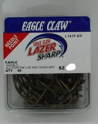 Eagle Claw Lazer Offset Bronze Kahle Hook - 4