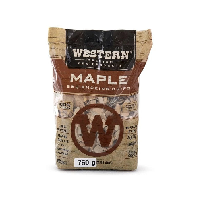 Maple wood chips top