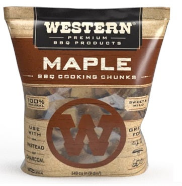 Western BBQ Maple Wood Chunks