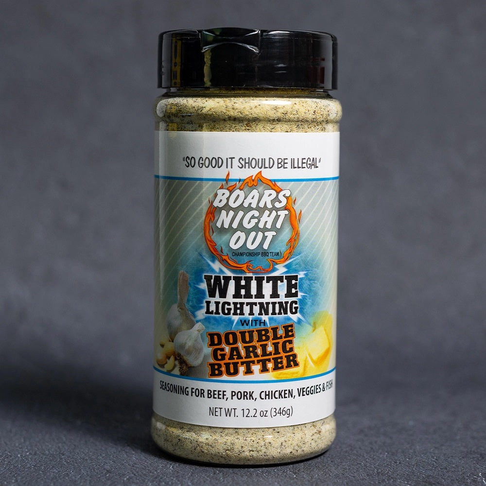 Boars Night Out White Lightning with Double Garlic Butter, 12.2 oz