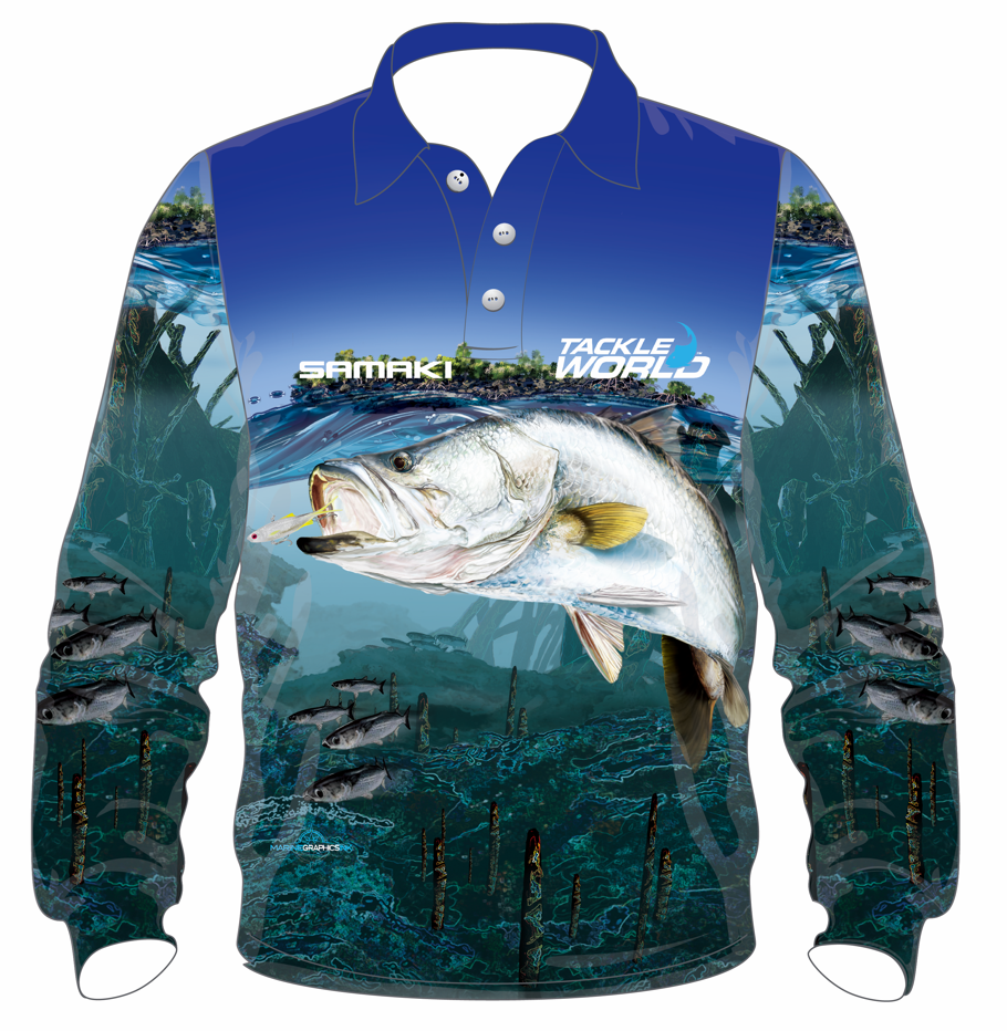 Samaki/TW Barramundi L/S Shirt