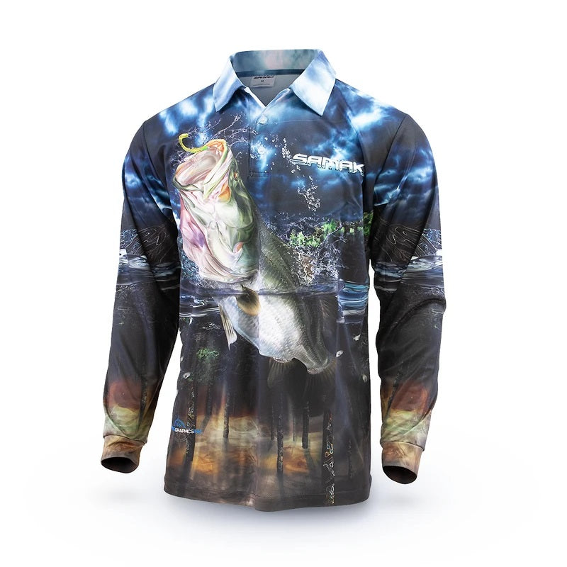 Samaki Big Barra L/S Shirt