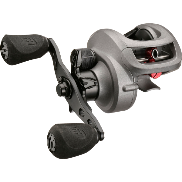 13 Fishing Inception IN6.6-RH right-hand baitcast reel in grey