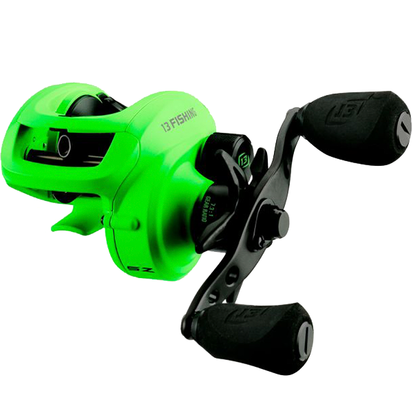 13 Fishing Inception Sport Z ISZ7.3-LH left-hand reel in green