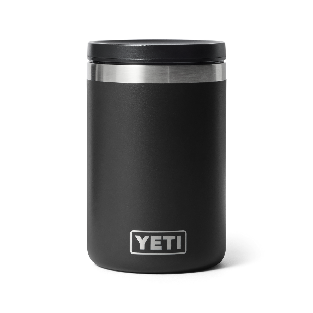 YETI Rambler 16oz insulated food jar in Black, front view