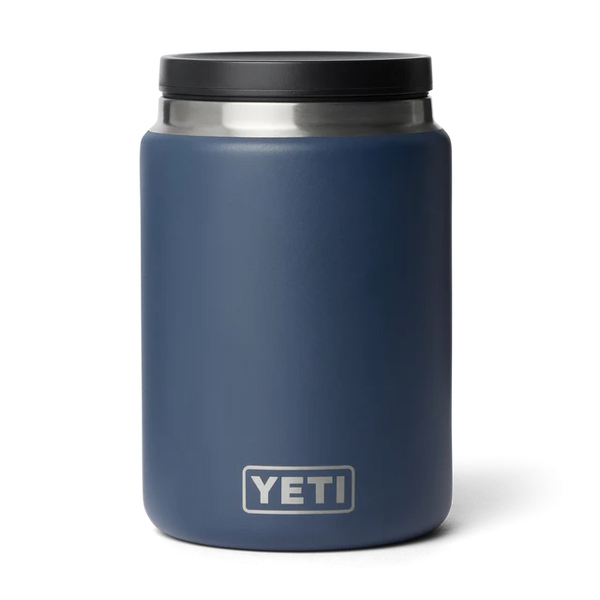 YETI Rambler 24oz insulated food jar in Navy, front view