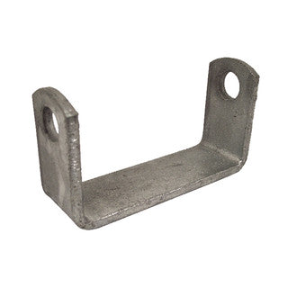 Milde Marine 761065 galvanised U-shaped trailer roller bracket for an 8-inch roller and 20mm pin