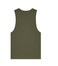 Rod and Rifle Barnard Buffalo Tank in Army Green, back view of exact Wild Creek supplier mock-up