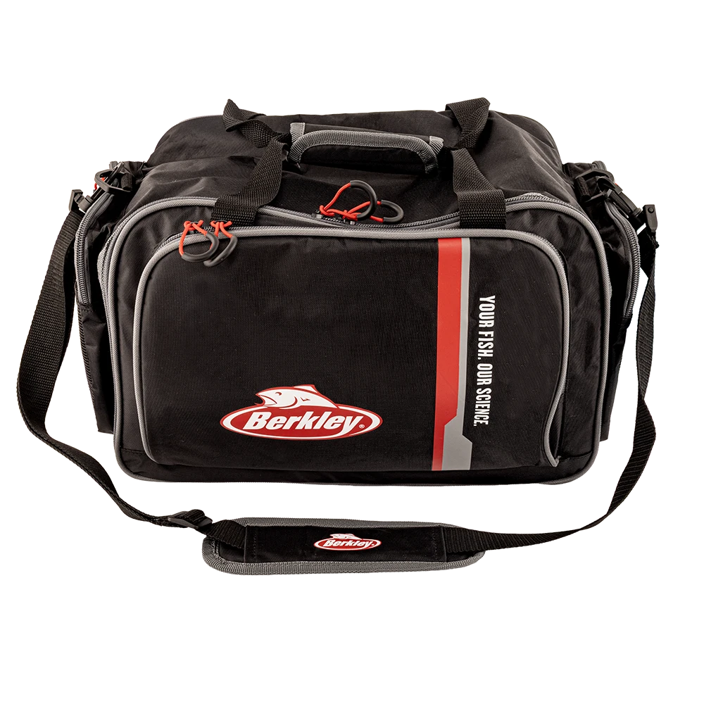 Berkley tackle bag in red and black