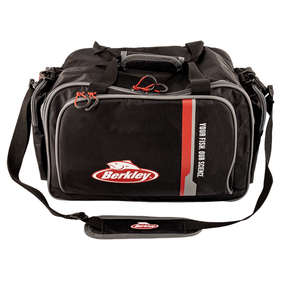 Berkley tackle bag in red and black