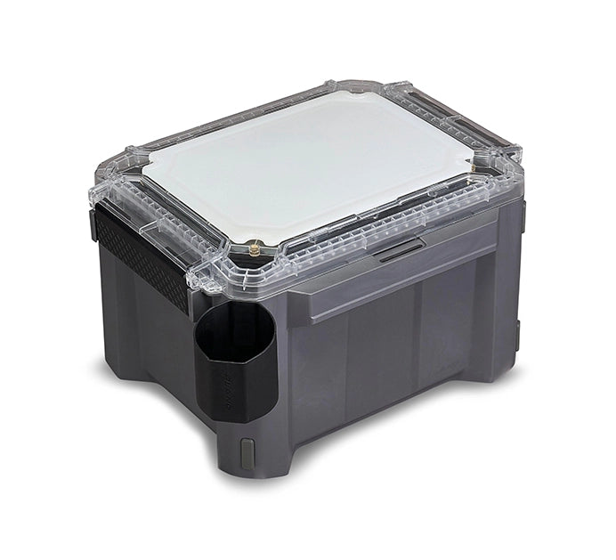 Plano GoNow Camp Kit with clear lid, cutting board and cup holder