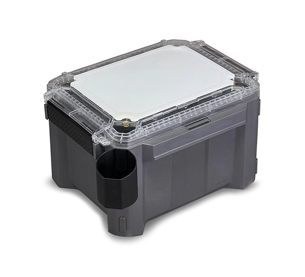 Plano GoNow Camp Kit with clear lid, cutting board and cup holder