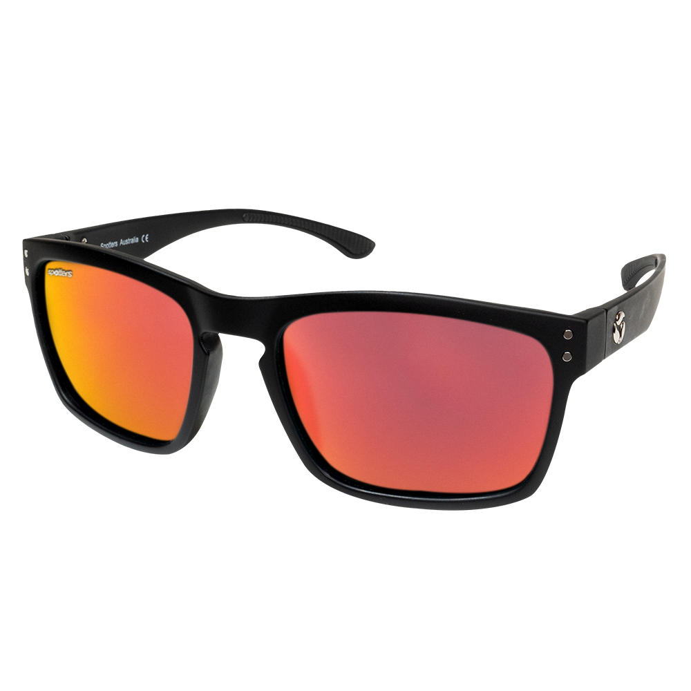 Spotters Sunglasses Crypto Matt Black