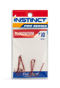 Instinct Pro Hook Bloodworm Red - 10