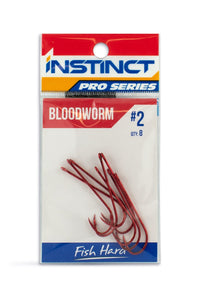 Instinct Pro Hook Bloodworm Red - 2