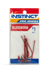 Instinct Pro Hook Bloodworm Red - 1