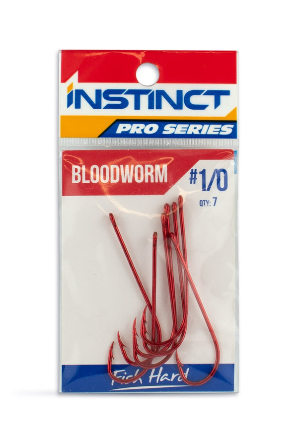 Instinct Pro Hook Bloodworm Red - 1/0