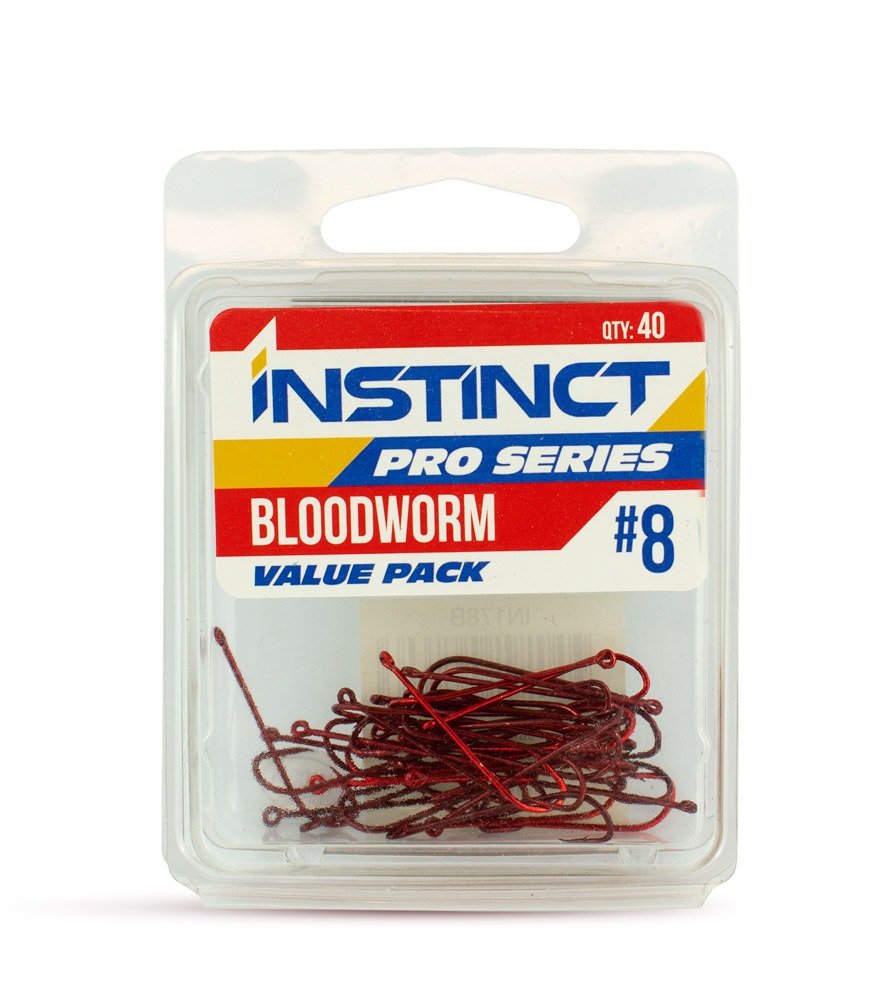 Instinct Pro Hook Bloodworm Red Value - 8