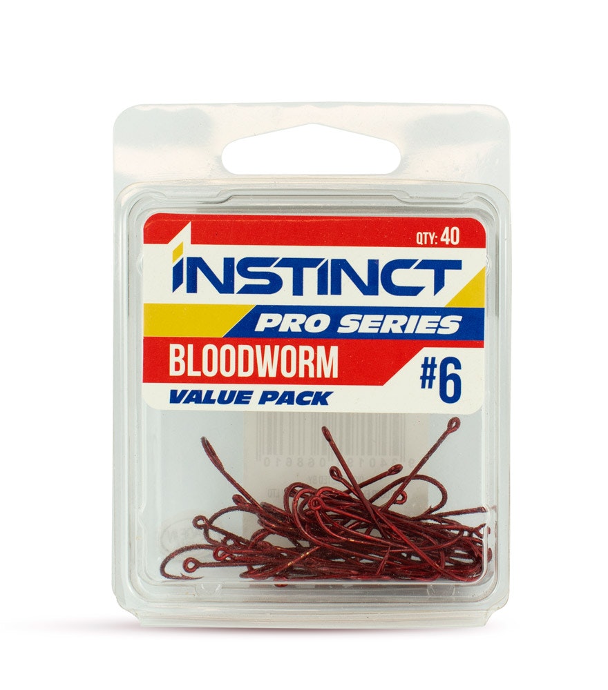 Instinct Pro Hook Bloodworm Red Value - 6