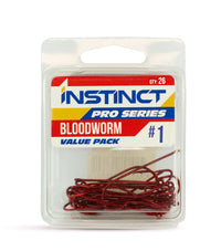Instinct Pro Hook Bloodworm Red Value - 1