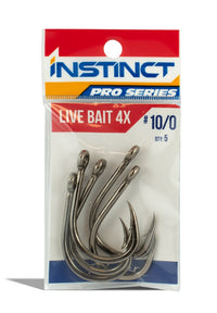 Instinct Pro Hook Live Bait 4X - 10/0