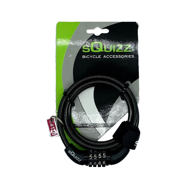 Squizz Lock Cable Combination 4 Digit