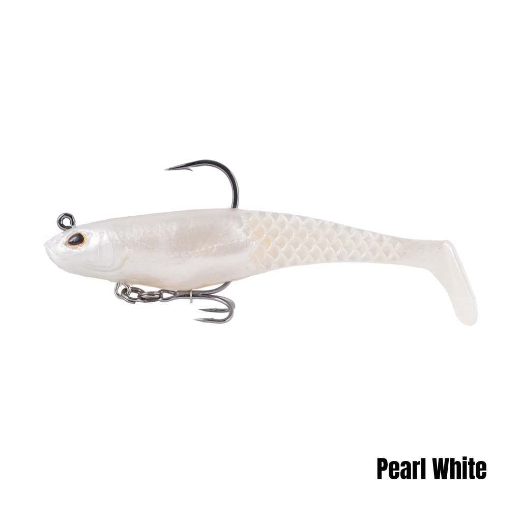 PowerBait CullShad Magnum Pearl White