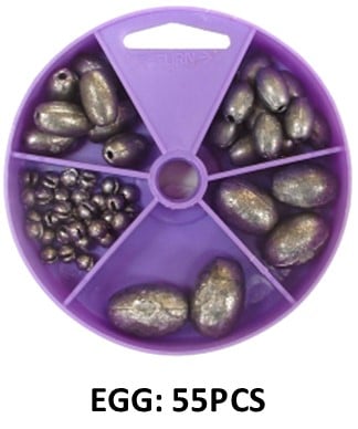 Dial Pack Egg Sinker Assort