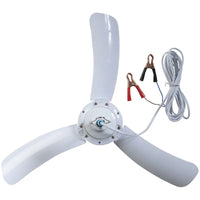 12vdc Ceiling Fan w/Battery Clips