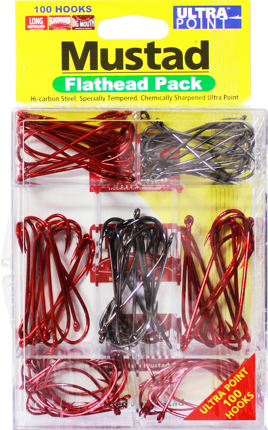 Mustad Flathead Hook Pack