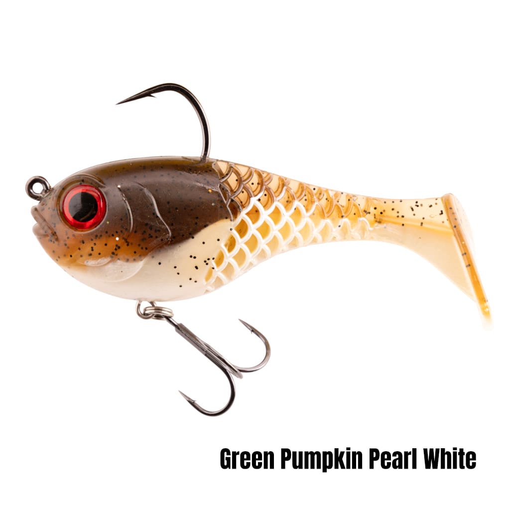 PowerBait HoneyBall 120mm Green Pumpkin Pearl White