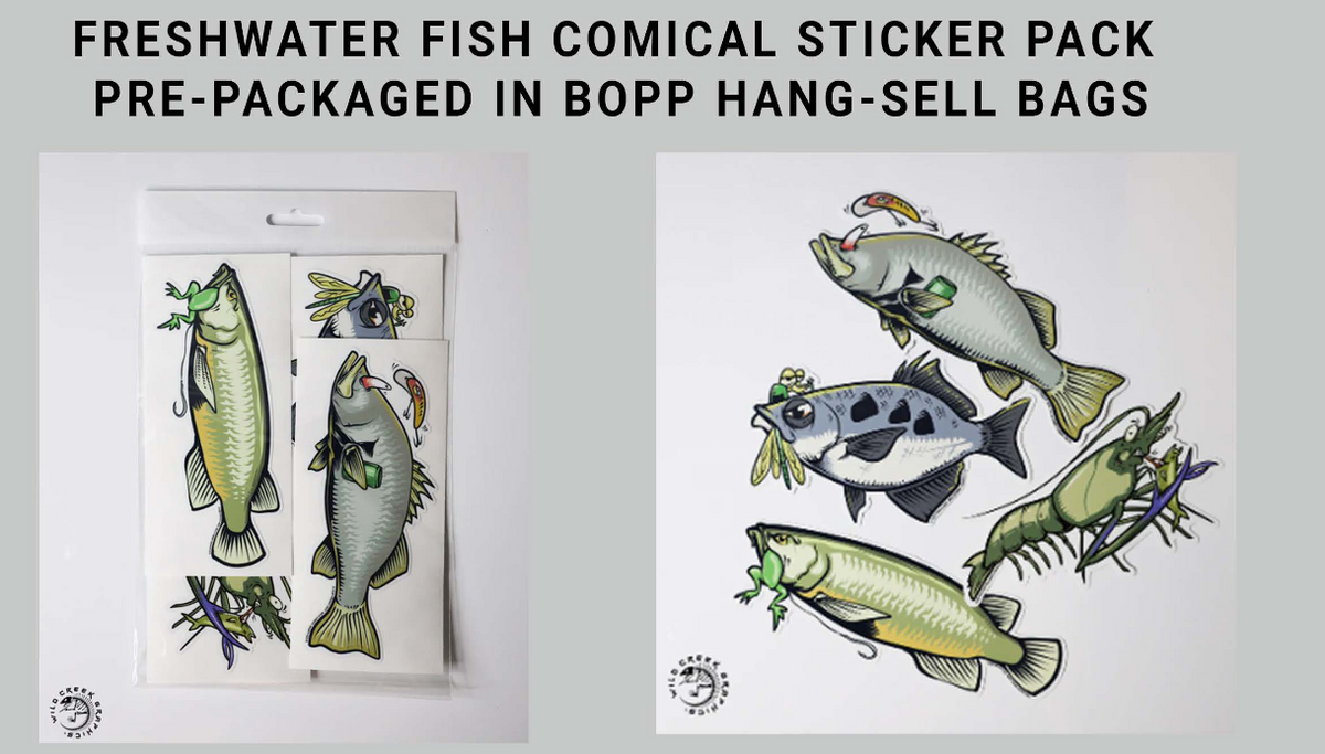 Wildcreek Comical Sticker Pack (4 pce)