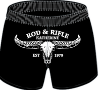 Rod and Rifle Footy Shorts Boar