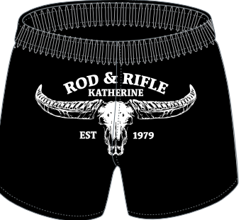 Rod and Rifle Footy Shorts Boar