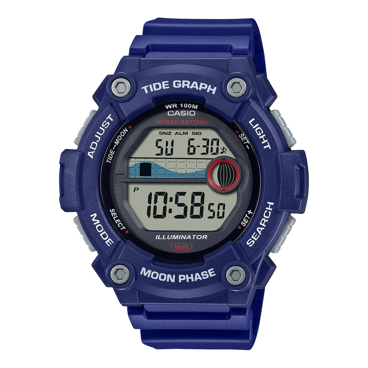 Casio WS1300H-2A Blue Tide Watch