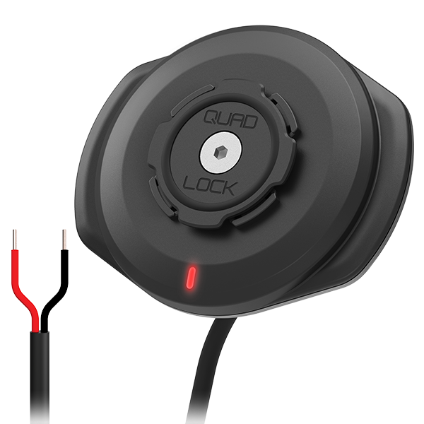 Quad Lock Hardwired Waterproof Wireless Charging Head QLH-HW-WCH-2, 12V-24V