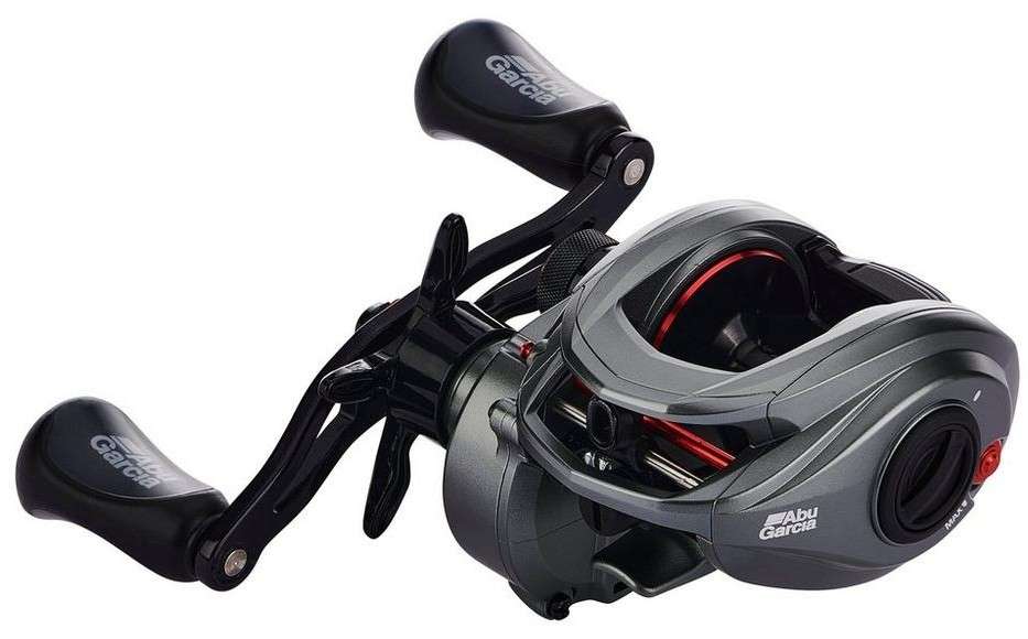 Abu Garcia MAX4-LP-60 right-hand baitcast reel, photographed MAX60 model