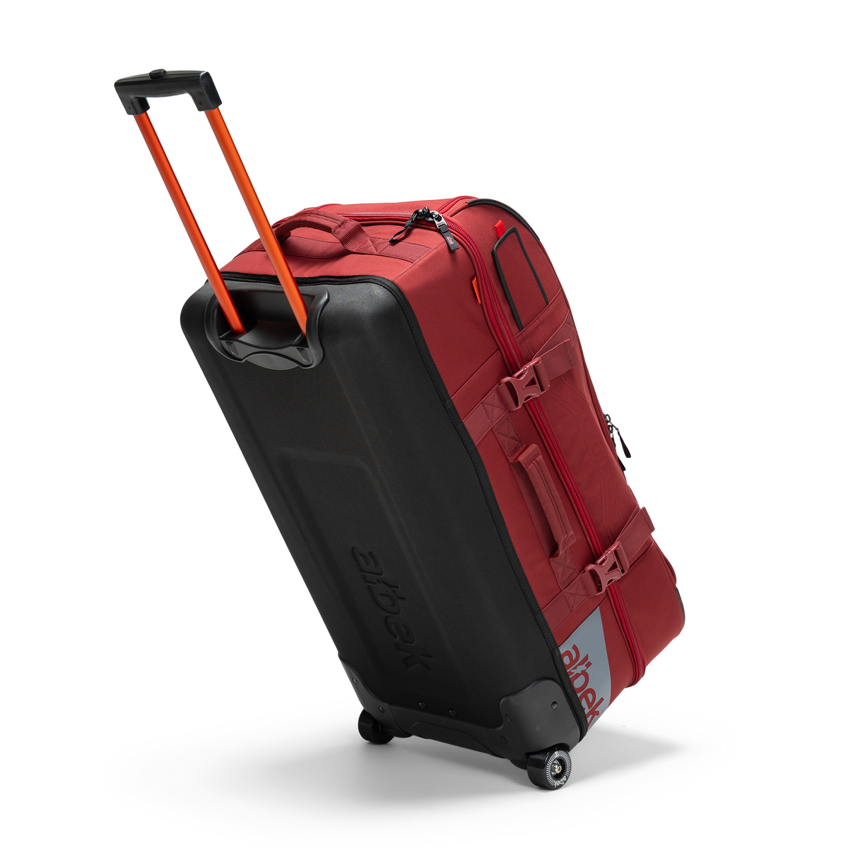 Albek Travel Bag Checked - Burgundy (AB11001220)