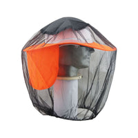 ASW insect head net, Large, shown over headwear for illustration; headwear not included