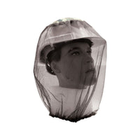 ASW insect head net, Small, shown over headwear for illustration; headwear not included