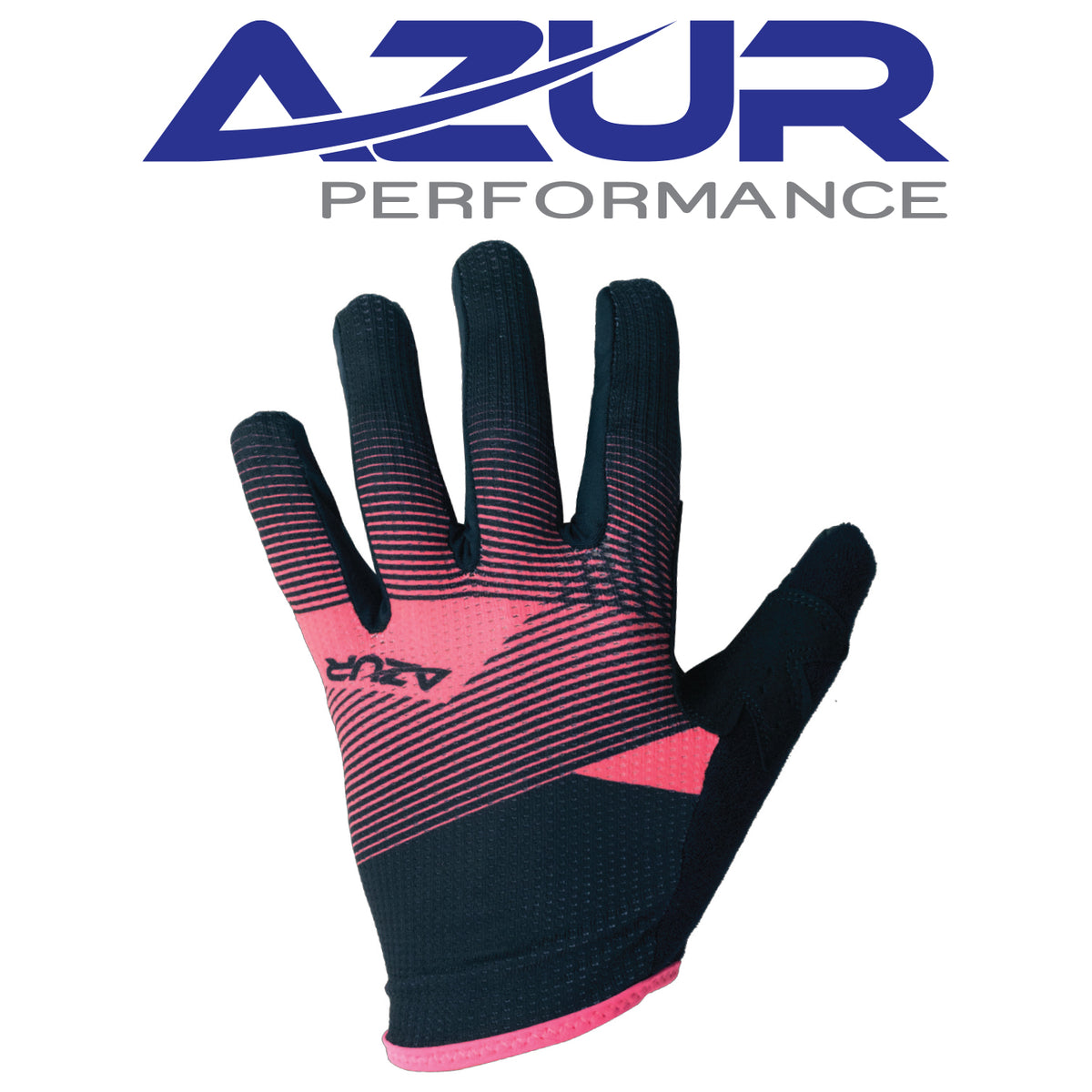 Azur L60 full-finger cycling glove in Peach