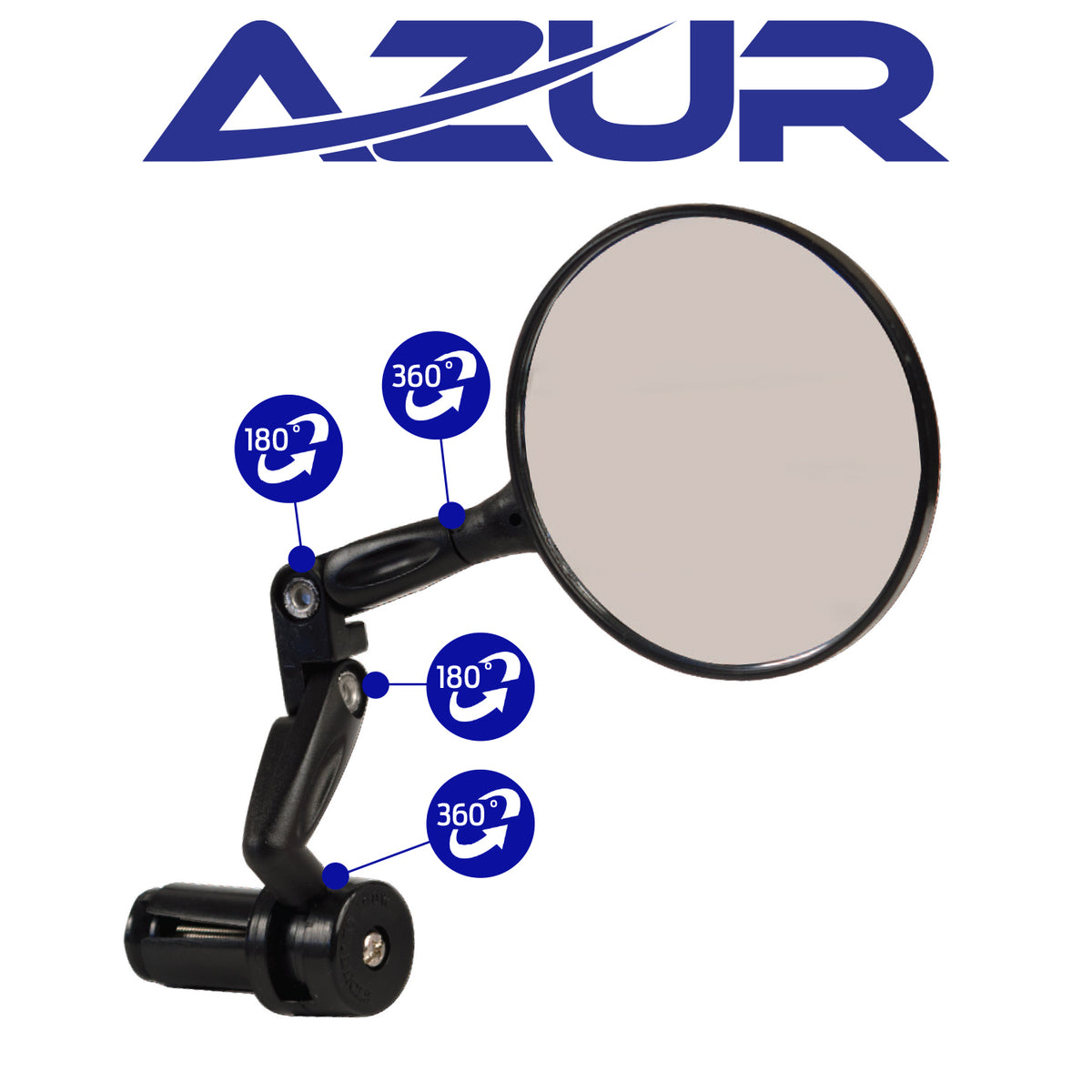 Azur Falcon Bar-End Bicycle Mirror