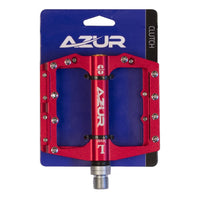 Azur Clutch sealed-bearing pedal in red, model APCLR