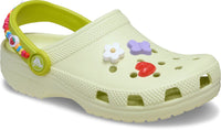 Crocs Classic Friendship Bracelet Toddler Clog in Frothy Green
