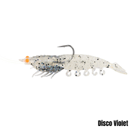 Berkley PowerBait CullShrimp, Disco Violet