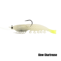 Berkley PowerBait CullShrimp, Glow/Chartreuse