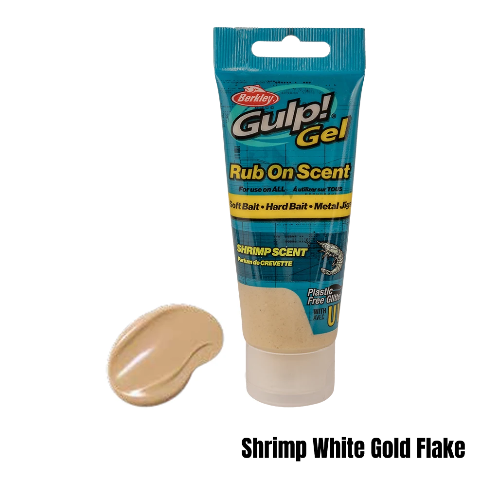 Berkley Gulp Gel 80ml, Shrimp White Gold Flake