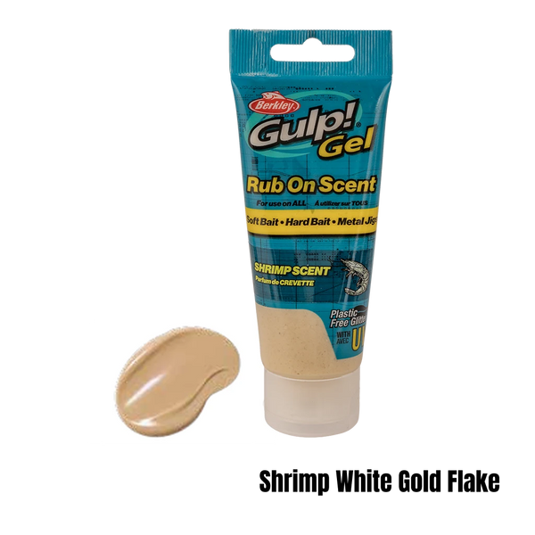 Berkley Gulp Gel 80ml, Shrimp White Gold Flake