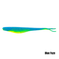 Berkley Gulp jerkshad, blue fuze (manufacturer shared-size colour illustration)