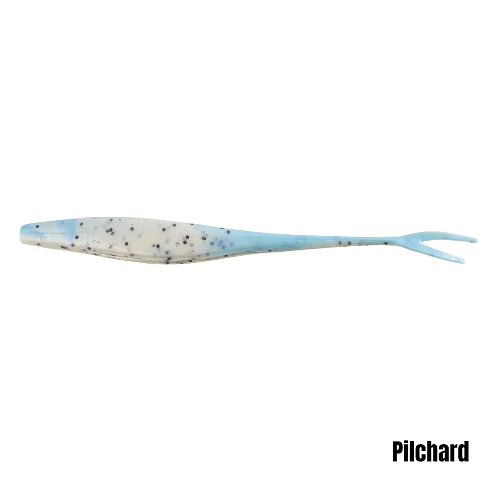 Berkley Gulp jerkshad, pilchard (manufacturer shared-size colour illustration)